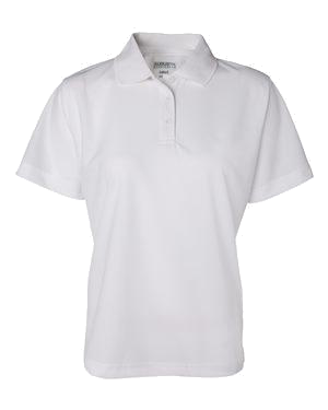 White Women's Performance Polo