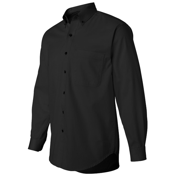 Black Twill Casual Shirt