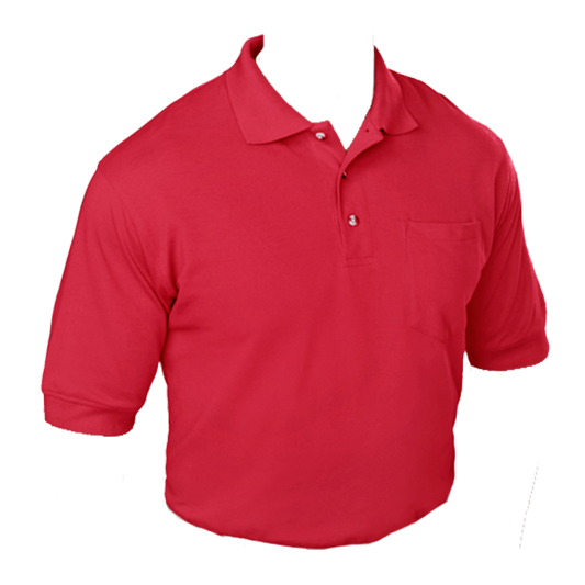 Red Cotton Sport Shirt