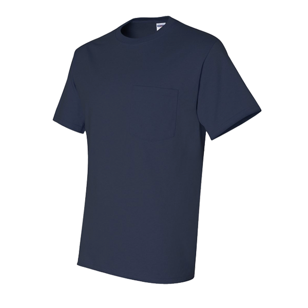 Navy Short Sleeve Pocket T-Shirt